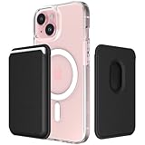 Sinjimoru Magnetic Wallet für Handy, Premium Vegan Leder Telefon...