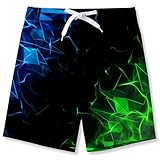 Fanient Badehose für Jungen Schnelltrocknende Badeshorts mit 3D-Druck...