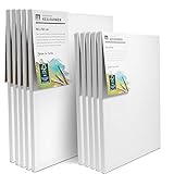 M MERCEO 10er Set Künstler Leinwand zum Bemalen (5 STK 40x50cm, 5 STK...
