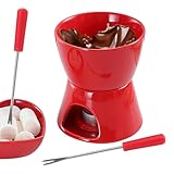 Fukamou Schokoladenschmelzbecher, Schokoladenfonduebecher Mit -Gabeln -...