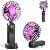 CNMTCCO Handventilator, Tragbarer Mini Ventilator mit 6 Geschwindigkeiten &...