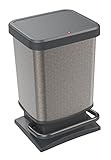 Rotho Paso Mülleimer 20l mit Pedal und Deckel, Kunststoff (PP) BPA-frei,...