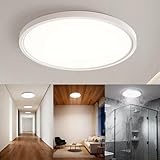 ACXIN LED Deckenleuchte Flach Rund 36W Kaltweiß, IP44 Badlampe...