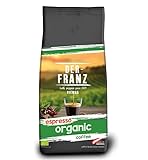 DER-FRANZ Espresso Bio-Kaffee, ganze Bohne, 1000 g