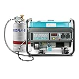 LPG/Benzin-Generator KS 2900G der DUAL FUEL-Serie, notstromaggregat gas...