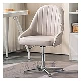 Ergonomischer, gepolsterter Schreibtischstuhl ohne Armlehnen, Drehstuhl,...