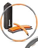 Hula Hoop Reifen Erwachsene 1,2 kg – Kalorien-Booster mit Massage-Effekt...