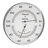 TFA Dostmann Analoges Sauna-Thermo-Hygrometer, 40.1032, Messung der...