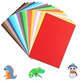 FTXanty Schaumstoffplatte Bunt 20 Pcs Moosgummi zum Basteln 300mm x 200mm x...