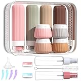 NuvaConx Reiseflaschen Zum Befüllen, 18 StüCk Silikon Reiseflaschen Set,...