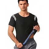 EviKoo Herren-Sauna-Weste-Shirt | Polyester Workout Herren Sweatweste Shirt...
