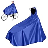 CAREDGO Regenponcho Fahrrad, Regencape Raincoat Herren Regenmantel Damen...