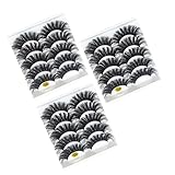 VALICLUD 15 Paare Realistische Volumen Wimpern Falsche Wimpern für...