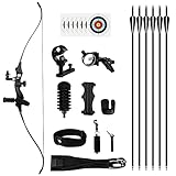 REAWOW Bogenschießset 35Lbs Recurvebogen Recurve Bogen Und Pfeil Set...