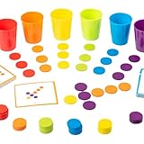 Stapelbecher Regenbogen, 20x5,5x11cm Sport Stapelbecher, Stapelspiel...