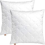 sleepling 2er Set Komfort 100 Kopfkissen, 80 x 80 cm, Ökotex, waschbar bis...