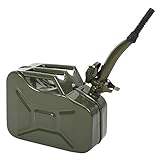 HOBBYZOO Benzinkanister 10L Metall, Kanister Kraftstoffkanister mit...