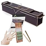 EcoTraps Marderfalle Lebendfalle 120cm - Wasserdicht Holz Marder Lockmittel...