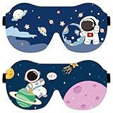 2 Stück Weltraum-Augenmaske, 3D-Ultra-Schlaf-Augenmaske, Augen-Schlafmaske...