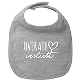 Huuraa Baby Lätzchen Overath verliebt Unisex Latz Größe Heather Grey mit...