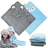 FZSECRIU 2 Stück 80 * 80cm kapuzenhandtuch Baby,babyhandtuch mit...