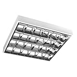 GTV - LED Rasterleuchte 4x60cm T8 Anbau - Leuchten Rasteranbauleuchte...