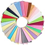 Wenrescry 30 Stück Baumwollstoff Patchwork – 20x25 cm Stoffpakete...