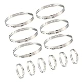 YROHGKPN 12 Stück Edelstahl Rollenklemmen für Fleischwurstherstellung,...
