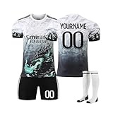 Generisch Personalisiertes Fußballtrikot für Kinder 2024 2025 Boy...