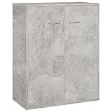vidaXL Sideboard, Kommode mit viel Stauraum, Schrank mit 2 Türen,...