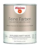 Alpina Feine Farben Lack Zeitloses Matt-Weiss 750ml