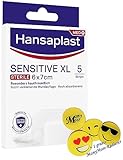 Hansaplast Sensitive XL - 5 Pflaster Strips in Größe 6 x 7 cm -...