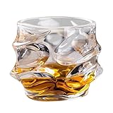 Whiskyglas, modisches Whiskyglas, 320 ml Küchen-Wassergläser-Becher,Rocks...