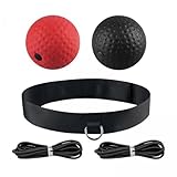 Perfeclan 5X Box Reflexball Stirnband Set, Punchingball mit...