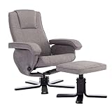 SVITA Charles Relaxsessel Hocker Sessel Fernsehsessel Drehsessel Polyester...