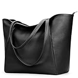 KALIDI Handtasche Damen Shopper Tasche Tote Bag PU Leder Große...