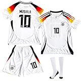 COQOYO Fußball Trikot Kinder Set, Heim Nummer 10 Fussballtrikot für...