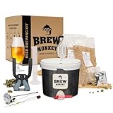 Brew Monkey® Bierbrauset Helles | Komplett Set 5 Liter Bier | 6,4% Vol |...