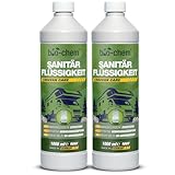 bio-chem Sanitärflüssigkeit für Campingtoilette - 2x 1 L inkl....