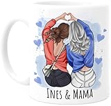 Tassenliebling® Mama Tochter Tasse personalisiert mit Spruch - Geschenk...