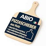 Abio Pizzaschieber Holz 32x22cm Pizzaschaufel Pizzabrett Brotbrett...
