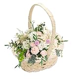 Blumenmädchen Korb, Hochzeitsblumenkörbe, Kleiners Rattankorb Für Obst,...