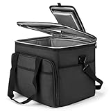 30L Groß Faltbar Isoliert Kühltasche Mit 2 Kühlakkus 24h Kühlung für...