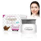 Eazerom 33 50g Schneckencreme,Tages- und Nacht-Anti-Falten-Pflege mit...
