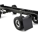 Alomejor Metall-Schmutzfänger, Kotflügel-Dekorationsset, Schwarz für...