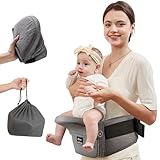 SUNVENO Faltbarer Baby Hüftsitz - Leichter, kompakt verstaubarer Träger,...