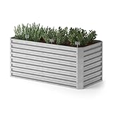 ok-Living Hochbeet Kräuterbeet Gemüsebeet rechteckig 180x90x80cm (LxBxH)...