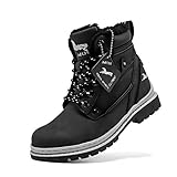 JMFCHI Kinder Winterschuhe Wanderschuhe Jungen Schneestiefel Warmfutter...