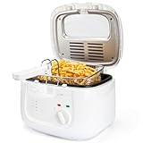 Clatronic® Fritteuse mit 2,5L Kapazität | Friteuse mit Fett | Friteuse...