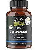 Biotiva Bockshornklee-Samen Bio Kapseln 150 Stück - 600mg...
